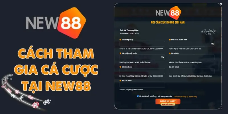 NEW88 33 Cách tham gia cá cược tại New88